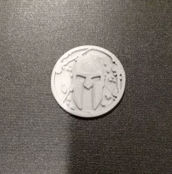 Spartan race coin