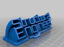 Structural Engineer Nameplate