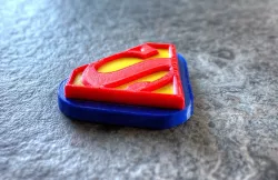 Superman Dual extruder Tri-colour trick
