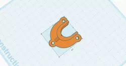 Support pour tringle d’armoire standard  renforcé