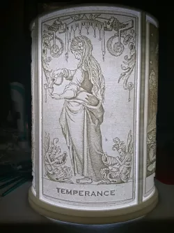 Tarot Card lamp shade