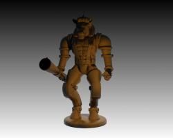 STL file BRAVESTARR TEX HEX SERIES ACTION FIGURE. YEAR 1988 VINTAGE RETRO  80'S SPACE COWBOYS 🛰・3D printing template to download・Cults