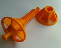 universal filament spool holder axle
