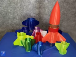 Universal Model Rocket Fin Can