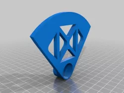 100MM Curved Lithopane night light holder