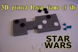 3D printed Royal Game of Ur STAR WARS Theme