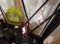 anti-vibration rubber band clip