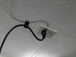 Ceiling Hook for Power Cord