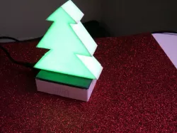 Christmas Tree enclosure for sound activated light