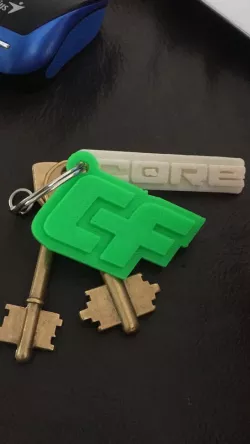 Crazy fly keychain