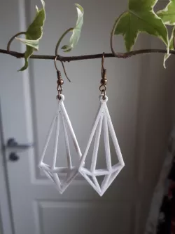Diamond Silhouette Earrings