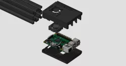 Ender 3 Raspberry Pi Dual Rails Enclosure