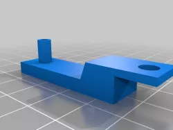 Fyzika ŽEP-II mechanika: držák kladky a čep - Pulley holder and locking pin spare parts