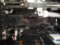 GPU Bracket RGB'able (Asus ROG with ekwb block)