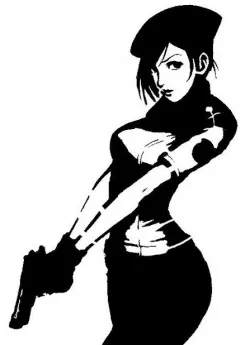 Jill Valentine stencil