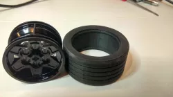 Lego custom tire (disk size 43x26mm)