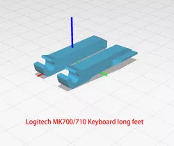 Logitech MK700/710 keyboard long feet legs