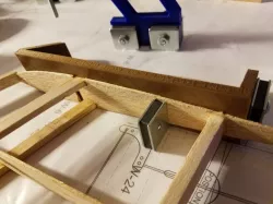 Magnetic Building Board 6" long upright