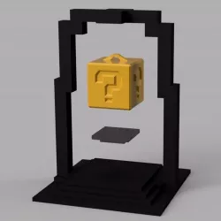 Magneto Mario Question Mark Pixelart