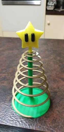 Mario Star Christmas Tree