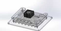 MKS SBASE 1.3 ACRYLIC CASE LASER CUT 