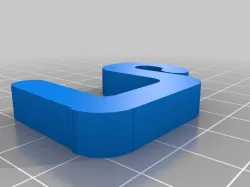 mounted wire clip