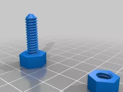 nut & bolt vertical for 1.0mm nozzle