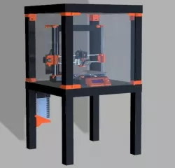 Prusa Ikea Lack enclosure for personal modification STEP file 