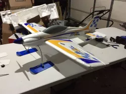 RC Airplane Snow Skis