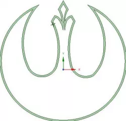 Rebel Symbol Star Wars - Cookie cutter & symbol