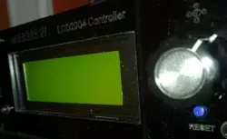 Reset Pushbutton and Washers for LCD2004 Display
