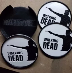Rick Grimes Walking Dead Coasters