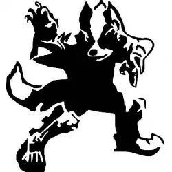 SF Wolf stencil