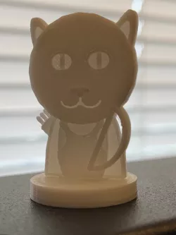 Simple Mini D&D Tabaxi Ranger with Longbow (Request)