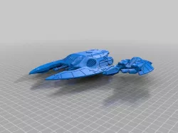 Space Elf Tank Fire Gem For Resin Print
