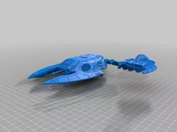 Space Elf Tank Sky Shaker Anti-Air For Resin Print