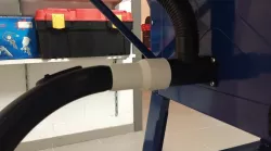 Table saw to shop vac adapter