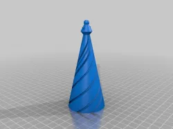 Tall Christmas Tree with Angel Topper