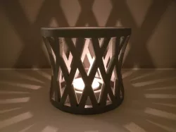 Tea lights shadow lamp