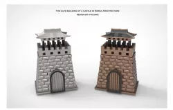 The Gate Building of a Castle in Korea  Architecture & Coin Bank