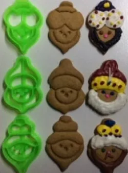 Three Wisemen Faces Cookie Cutters
