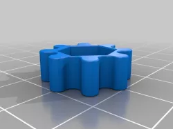 Thumb wheel for 1/4" nut (7/16 wrench)