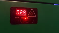 Timer board cover for UV curing chamber