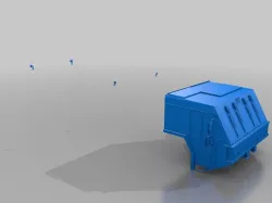 Truck body shell 8x8 rc crawler