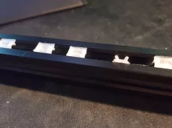 V-Slot flush cable cover