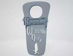 "Wizards Only" Ravenclaw (New Version) - Harry Potter "do not disturb"