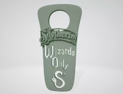"Wizards Only" Slytherin (New Version) - Harry Potter "do not disturb"