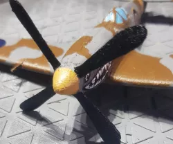 WWII RAF Spitfire Sliced & Cut with Propeller