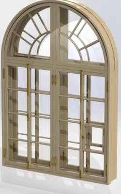12 colleg wooden Window
