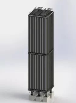 2500Nm3/Hour BOG AMBIENT VAPORIZER (LNG)